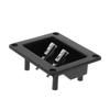 Two-position Audio Junction Box Spring Terminal Speaker Link Box  For DIY Home Car Stereo