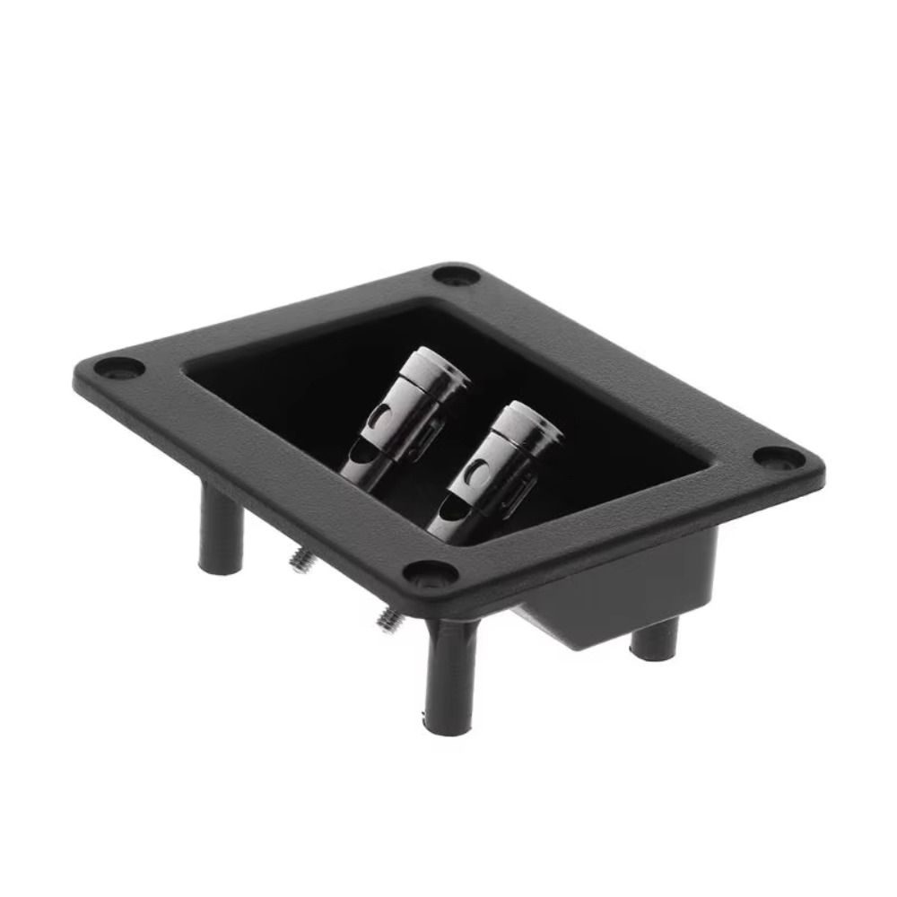 Two-position Audio Junction Box Spring Terminal Speaker Link Box  For DIY Home Car Stereo