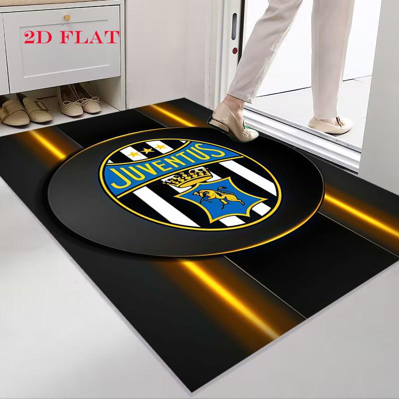 Tappeto Rug Juve per Soggiorno Camera da Letto Casa Decorazione Divano, Tappetino Antiscivolo per Giochi Bambini