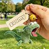 Neues Lustiges Minzgrünes Eidechsen Plüschtier Niedliche Puppe Schlüsselanhänger Anime Hängende Verzierung Anhänger Zubehör Geschenk