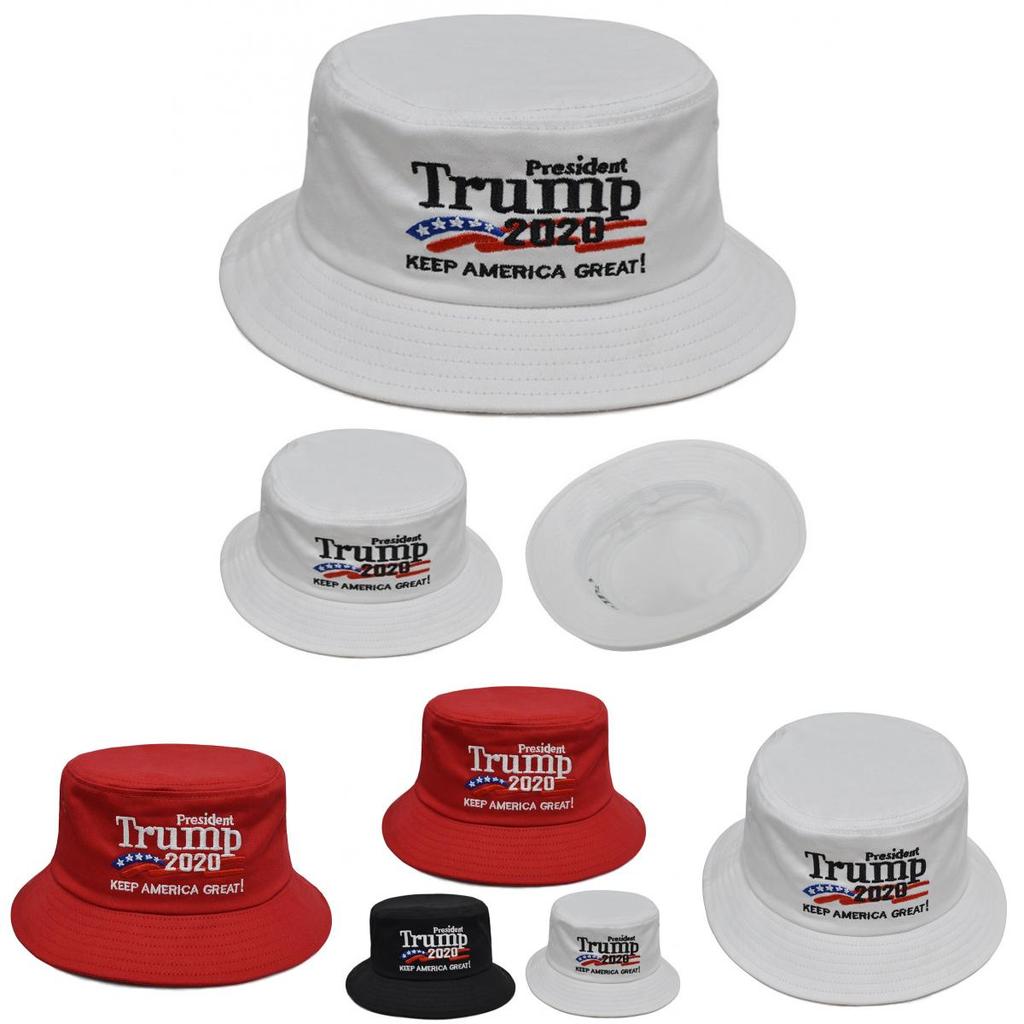 Donald President Trump 2020 Keep America Great Cap Embroidered Bucket Hat Unisex