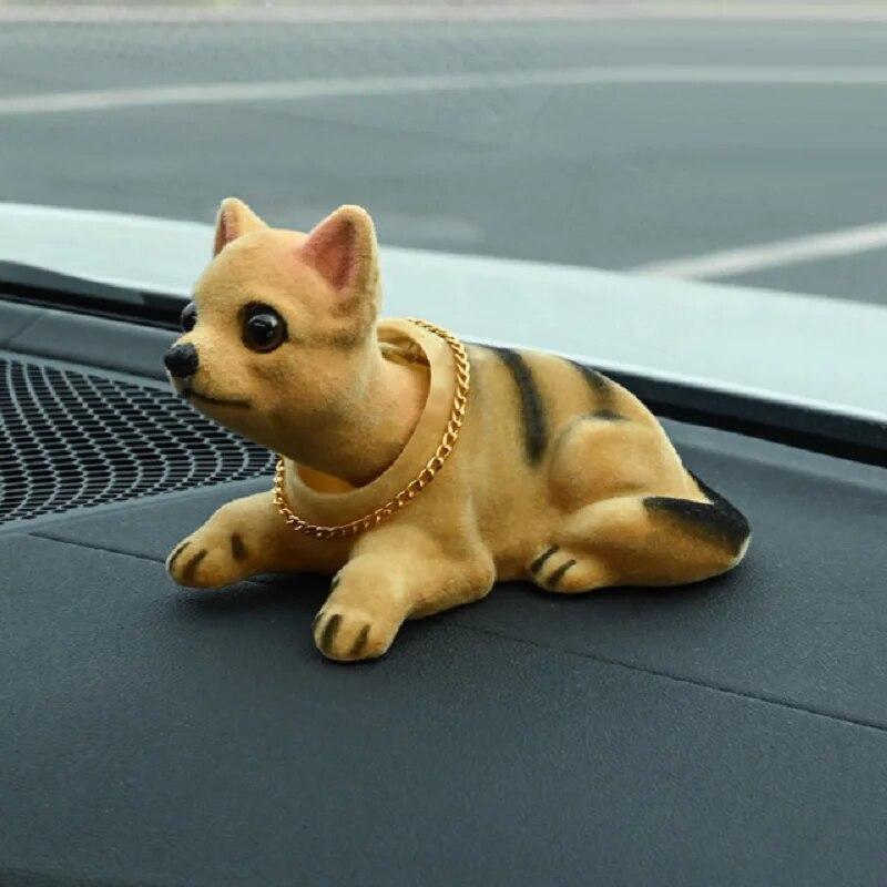 Car Doll Husky Beagle St Bernard Shepherd Shake Head Dog Decoration Car Interior Decoration Cute Creative Gift Tabletop Ornament