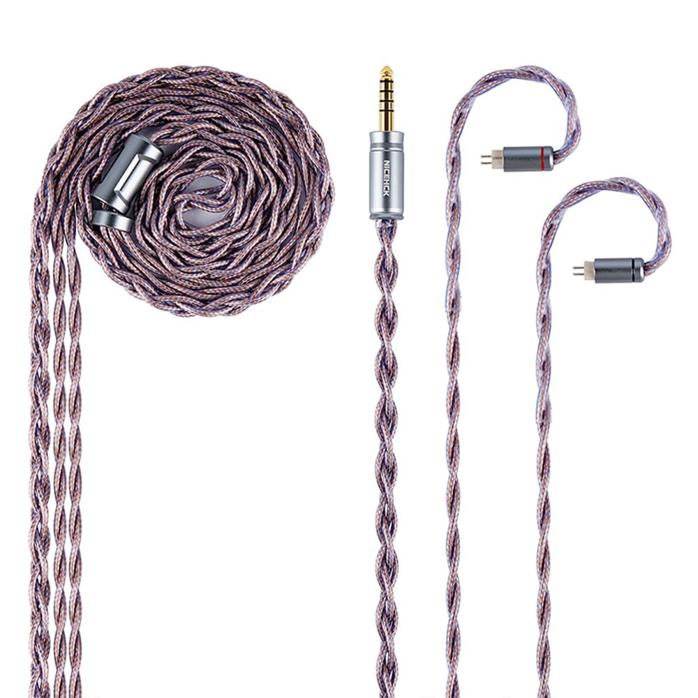 

NICEHCK AceComet Обновление наушников 8N OCC 8N OCC Патентованная смесь сплава меди Большой провод Низкий до 8N OFC OFC Совместимый с Hi-Fi Съемный DIY Перекабель,