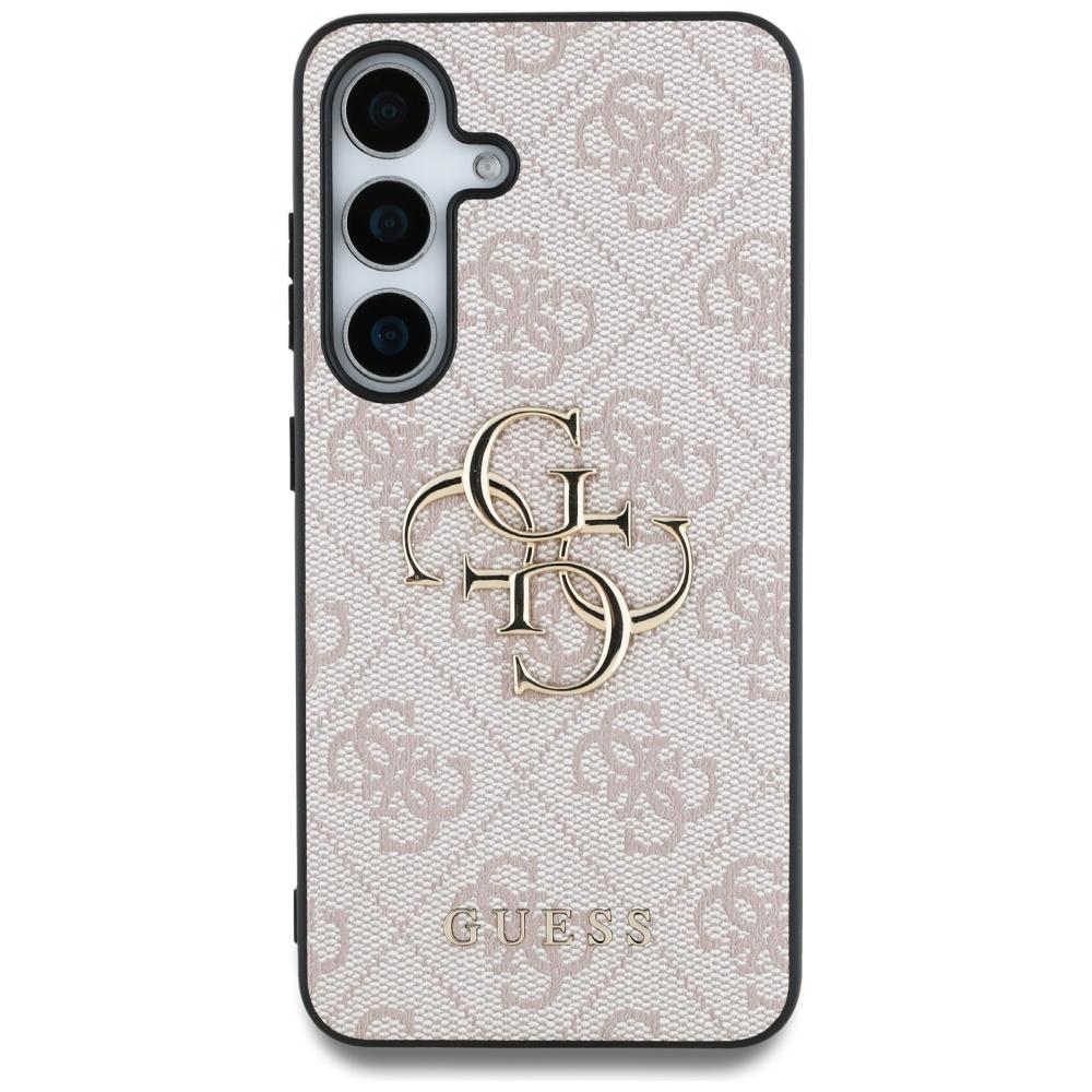 Etui Do Samsung Galaxy S25 Różowe Guess Big 4G Logo Classic Logo
