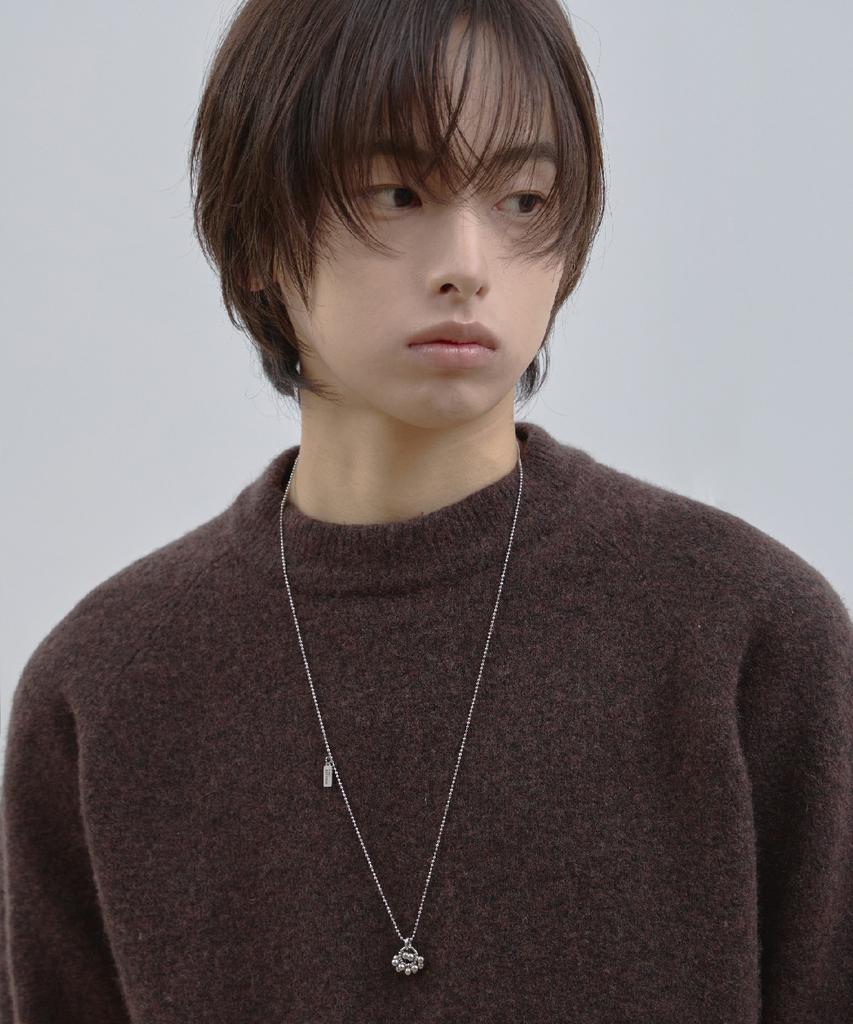 Lad Edition Lad Metal Ball Object Necklace