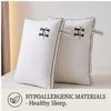 Cervical Spine Protection Pillow with Embroidered Pure Cotton Pillow Core