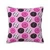 Custom Chocolate Donut Doughnut Cushion Covers Funny Pattern Food Soft Nordic Pillow Case Home Decor