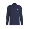 Adidas Golf Golf Warding Mock Neck Long Sleeve Shirt Men's College Navy