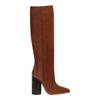 Pampero Suede Knee High Boots Brown