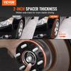 2" 6"x5.3" Wheel Spacers Wheel Adapters 6 Lug Forged Spacer 4 PCS Black