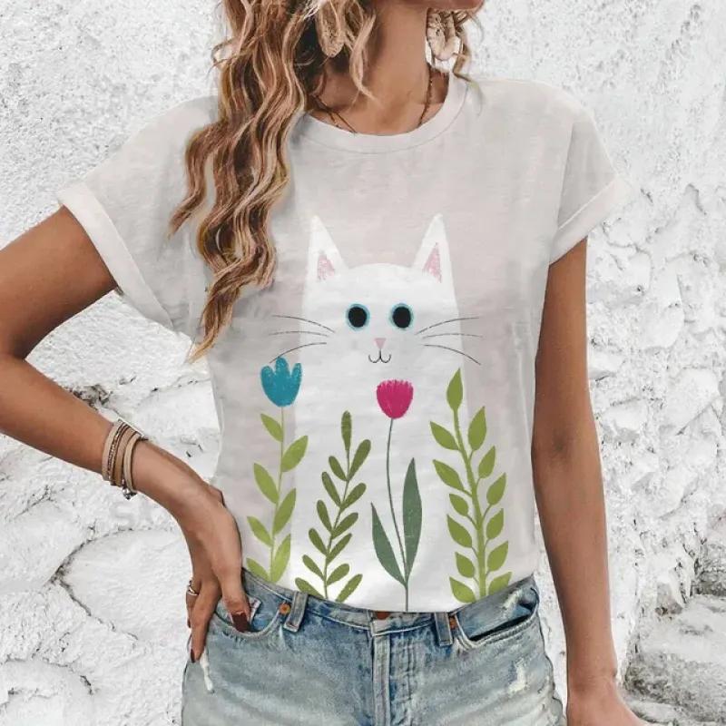 Элегантная женская футболка — фото 10