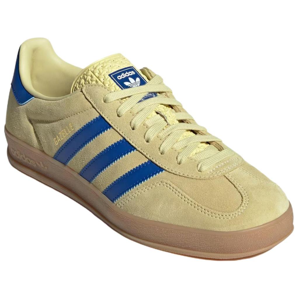 Adidas Originals Gazelle Indoor Powder Yellow Royal Blue