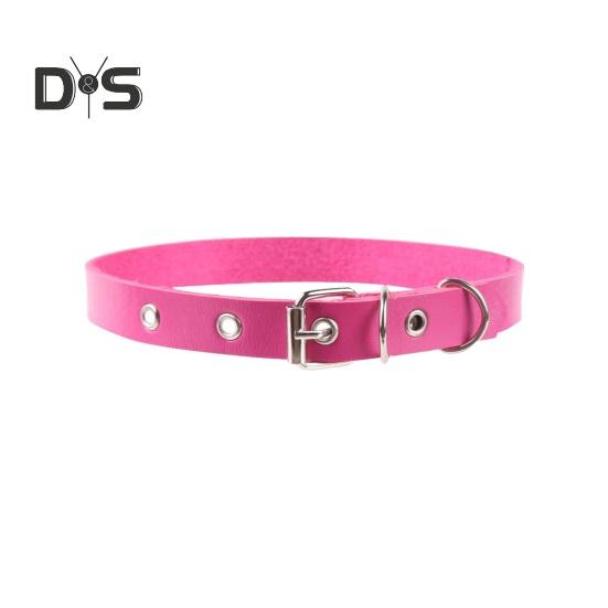 Pánský náhrdelník Vintage Punk Styl Nastavitelná Umělá kůže Jednobarevné Bukle Pin Krk Pásek Party Club Choker Šperky pro dospělé