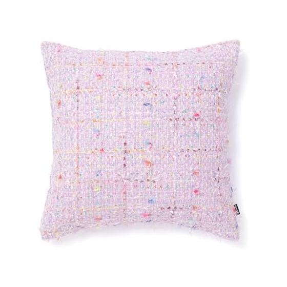 Чехол для подушки Francfranc Fancy Tweed 45 см x 45 см Фиолетовый (C-075)