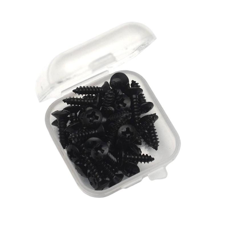 Precisions Bass Guitar Screws Pickguard Mounting Hardware Anti Corrosion Metal Bulk Replacement Bass Screws