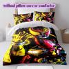 Housse de couette douce et confortable avec personnage Kamen cool, Ensemble de literie pour enfants Cadeau, Taille extra large, Différentes tailles disponibles