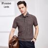 Men's Short-Sleeve Lapel Knit Polo Shirt