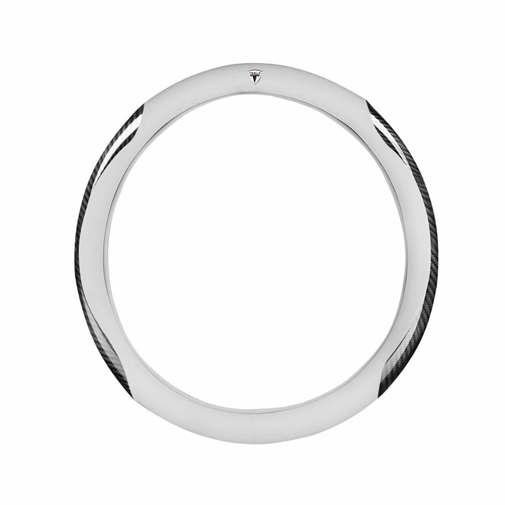 

Автомобильная наклейка Руль автомобиля Tesla Нескользящая Защитная крышка Аксессуары Для Tesla Model 3 Y S X Roadster Cybertruck Кувшин