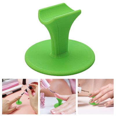 Nagelkonstfingerhållare Plastmanikyrställ med bred bas Stabilt fingerstöd för gel-akrylnagelapplicering