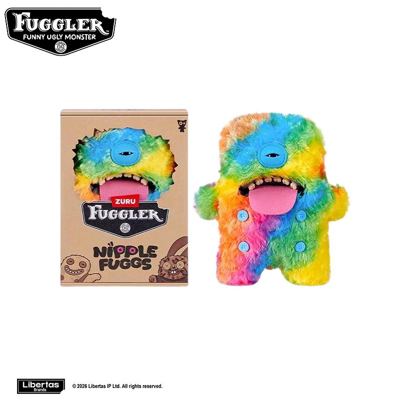 Original Fuggler Baddies Fluffy Buddies Fugglers Nipple Fuggs Soft Plush Toys Plushies Playful Ugly Monsters Fugglercorns Peluche 22Cm