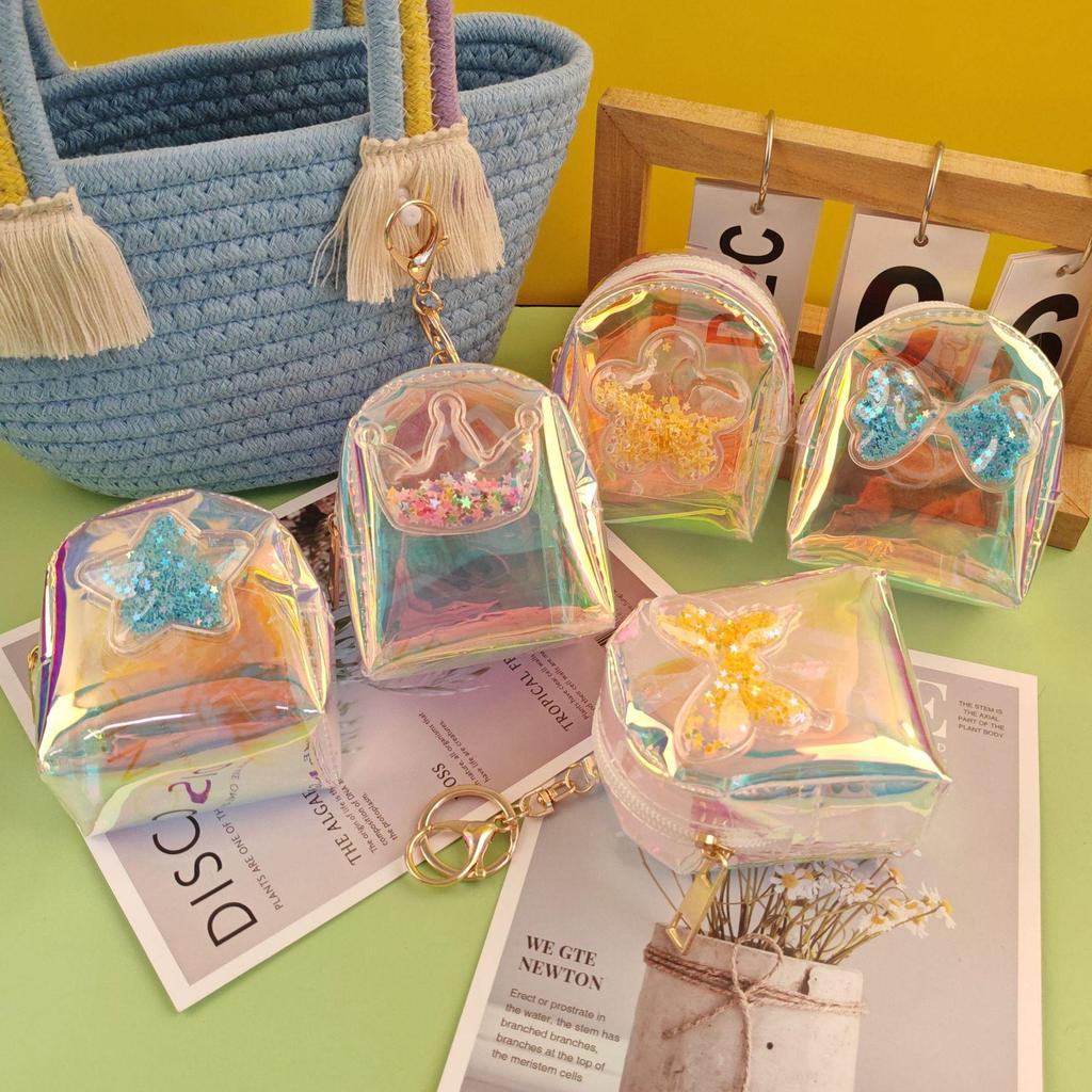 Colorful Heart-Shaped Mini Coin Purse: Portable Bag for Lipstick & Earphones