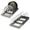 Adjustable Storage Rack Retractable Cookware Organizer New Pot Lid Rack  Kitchen