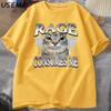 Rage Consumes Me Cat T Shirt Funny Cat Meme Printed TShirt Vintage Unhinged Silly Cat Graphic Tee Humor Cotton Short Sleeve Tee