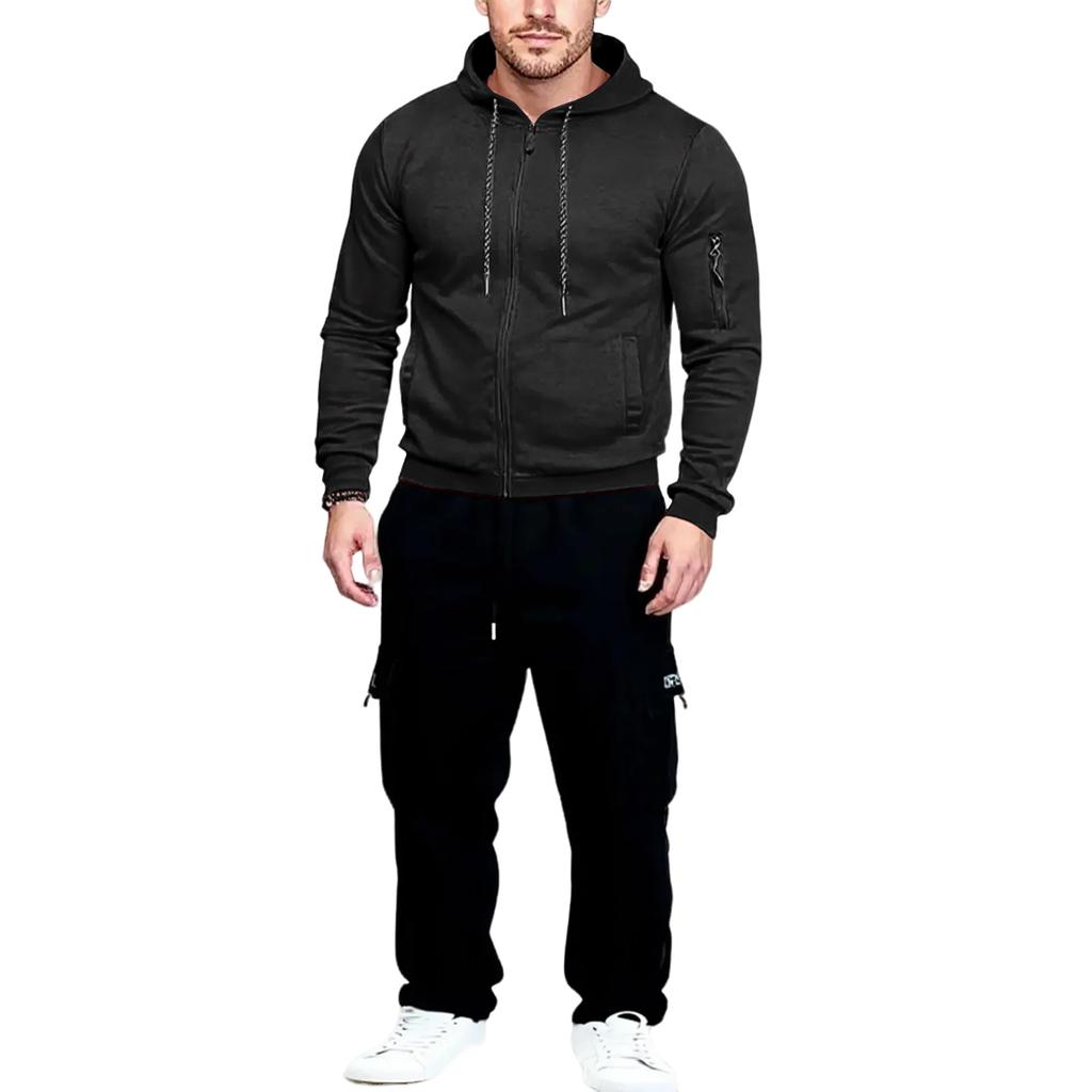 Solid Color Sports Suit, And Casual For Men
