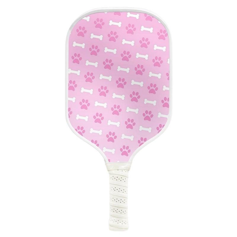 Cute Cartoon Pet Paw Print Pickleball Racket Adult Outdoor Sports