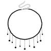 Vintage Beaded Tassel Crystal Pendant Casual Necklace For Women