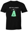 Men's T-Shirt UFO Get In Loser Fun Shirt Moonworks®-