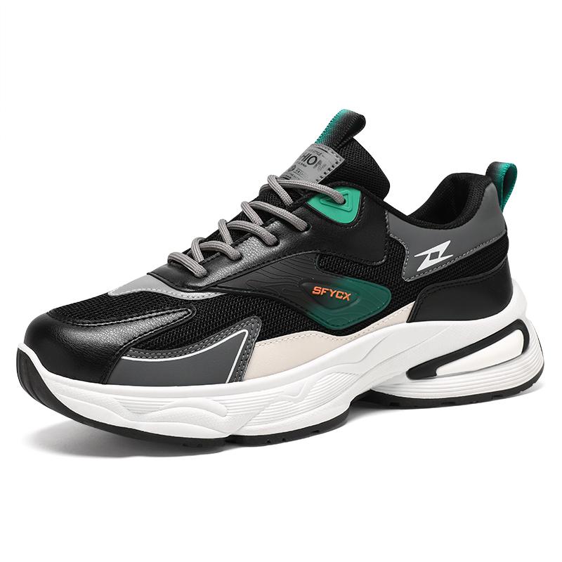 Men's Casual Sports Shoes Breathable Soft Sole Four Season New Comfortable Outdoor Student Running Shoes Fashion Youth Sneakers