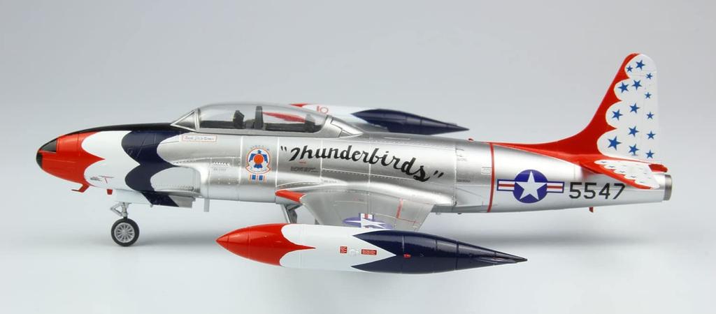 PLATZ US Air Force Trainer Shooting Star Thunderbirds Plastic Model 1/72 T-33A AC-52