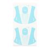 100pcs Reusable Nail Art Guide Form Self Adhesive Nail Art Extension Sticker for Nail Salon