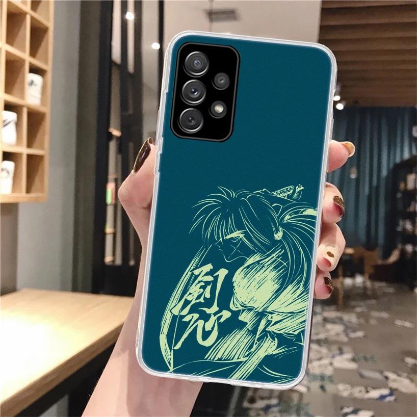 Rurouni Kenshin Anime Soft Phone Case For Samsung Galaxy A52 A42 A32 A12 A22 A51 A50S A30S A20S A10S A71 A41 A31 A21S A40 A20E A