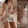 Original Erotic Underwear, Sexy Pure Sleepiness Dress, Lace Seductive Lace-up, No-take Pajamas, Small Chest Uniform 8902