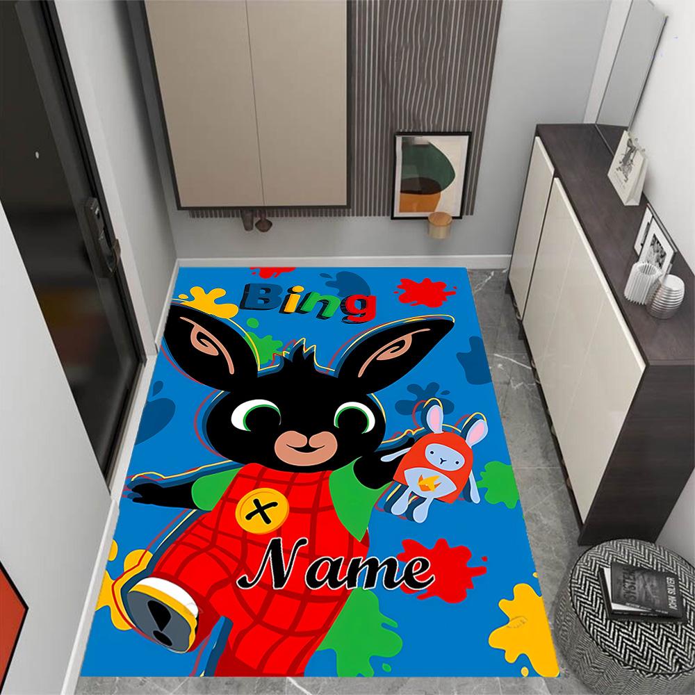 Friends Adventure Customize Your Name Floor Mat Design for Living Rooms Balcony Playrooms Kitchen Antislip Carpet Anime Office Decor Spiritual Gift