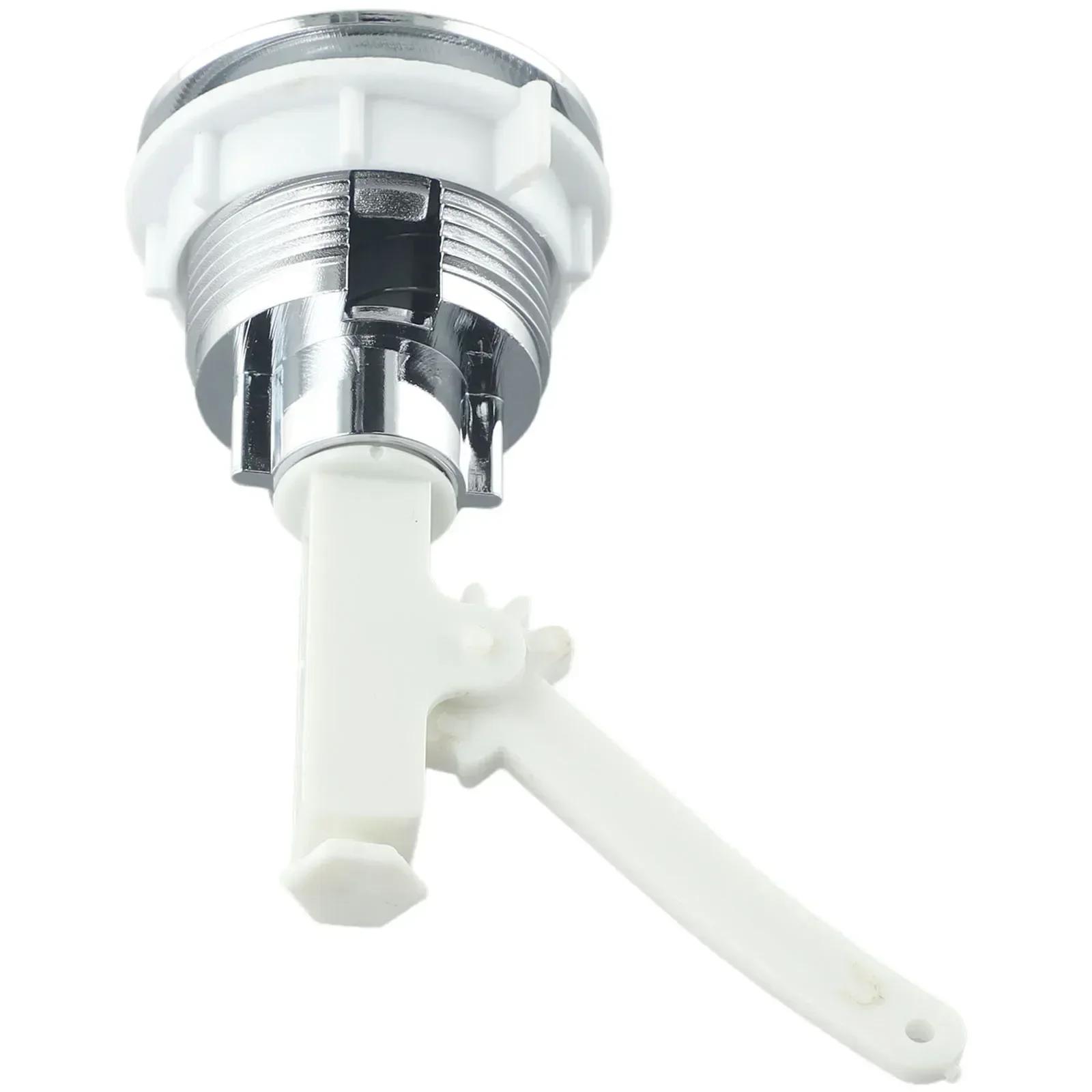 

Кнопка бачка унитаза 38 мм ABS Серебристая Кнопка одинарного смыва Кнопка бачка для сиденья унитаза в доме, общественных местах CHINA