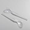 ZISIZ Disposable Plastic Long Forks & Spoons
