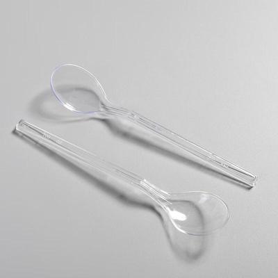 ZISIZ Fourchettes et Cuillères Longues en Plastique Jetables