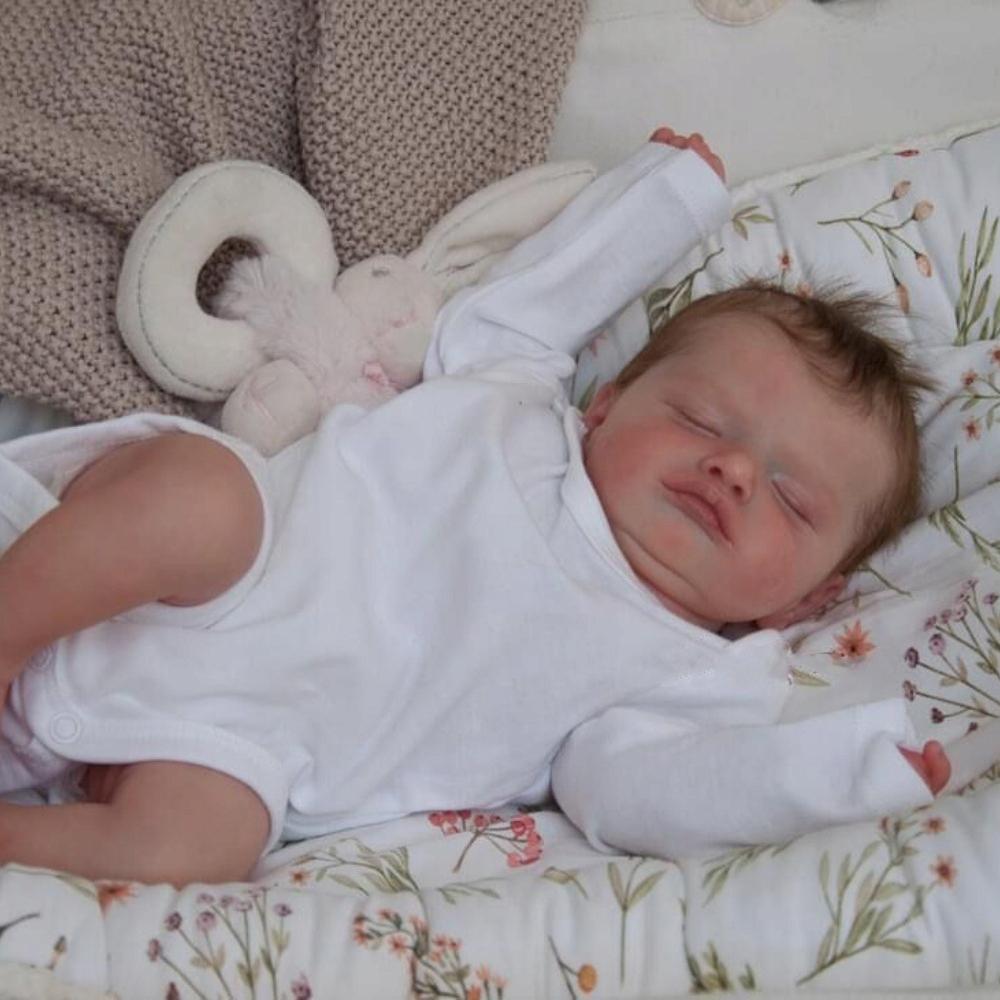 

NPK 48 см Reborn Baby Rosalie очень мягкая тканевая кукла, мягкая игрушка, реалистичная, настоящая мягкая на ощупь NO Toy