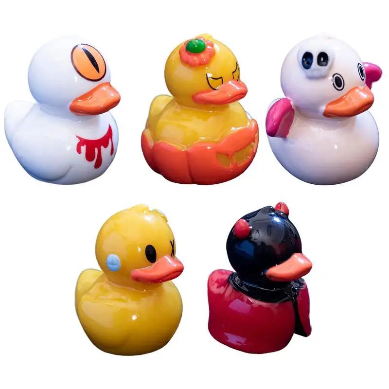 Decorazioni e Accessori Fantasma Demone Anatra Piccola per Halloween, Mini Ornamenti per Paesaggi in Miniatura, Dettagli Vivaci, Perfetti per la Casa