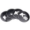 4 Stück 56MM Auto Radnabenkappe Abzeichen Emblem Aufkleber Radaufkleber für Kia Sportage Rio 3 Soul Picanto Cerato Niro Telluride