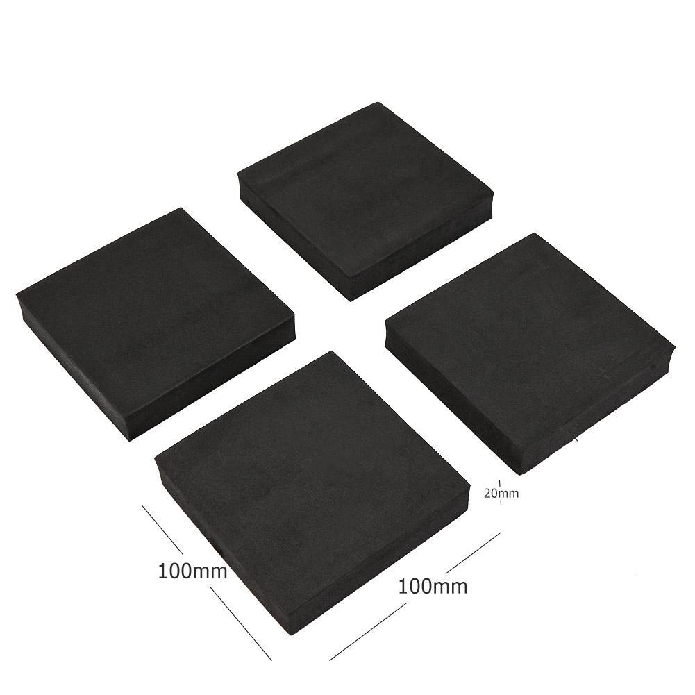 4Pcs Square Washing Machine Anti Vibration Pad Shock Proof Pads Refrigerator Mute Mat Non Slip Floor Furniture Protectors