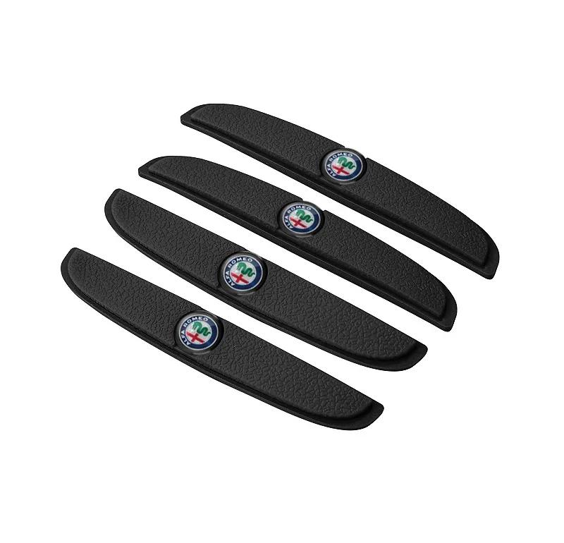 Emblema Anticolisão para Porta de Carro Adesivo de Espelho Retrovisor para Alfa Romeo 159 Giulietta 147 Mito Giulia 156 GT Stelvio decoração