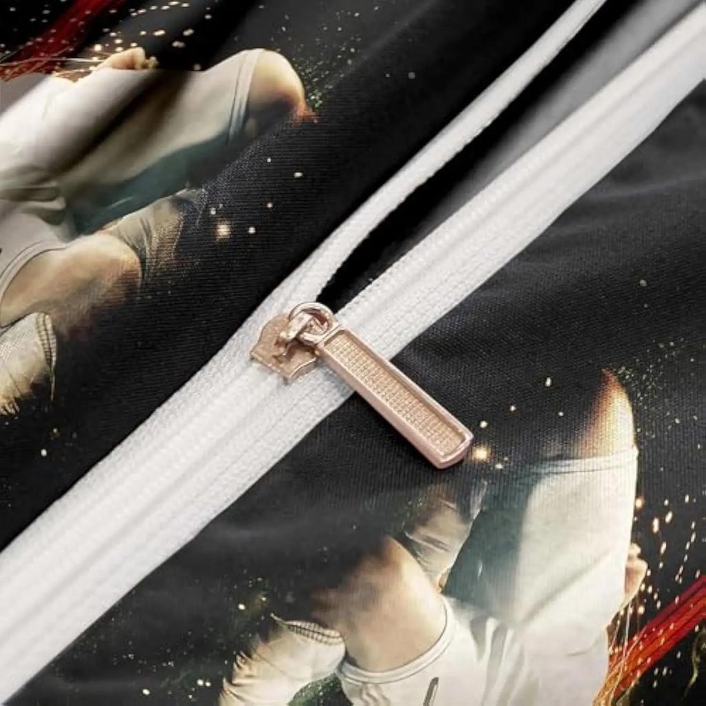 CR7 Kids Soccer Duvet Cover Set Football Stars 2/3pcs Bedding Set for Bedroom Decor Teens Children Best Gifts
