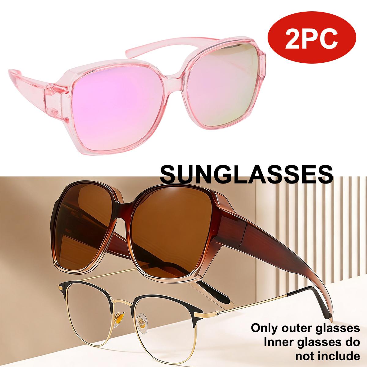 

Fit Over Sunglasse Polarized Men UV400 Goggles Outdoor Driving Fishing TR-90 Frame Cover Sun Glasses Discoloration T01