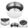 Home Office 304 Stainless Steel Coffee Filter Basket Strainer Cup 51mm Detachable Portafilter Coffee Machine Accessories