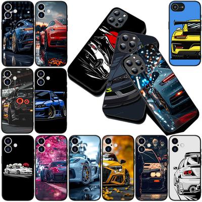 Měkký kryt pro Xiaomi Poco C75 C65 C85 X7 X6 M8 F7 F8 Ultra F6 Pro Pouzdro Kryt na telefon Kreslený Supercar Super Auto Zadní světla