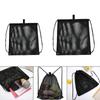 Robuster Netz-Kordelzug-Rucksacktaschen Multifunktionale Belüftete Tasche für Fußball, Fitnessstudio Sport